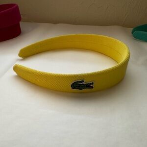 Lacoste Yellow Headband
